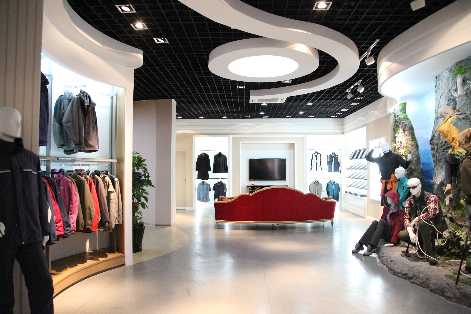 圣華頓企業服裝展館