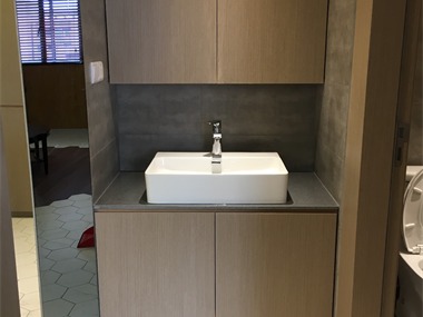 混搭衛生間隔斷實景圖